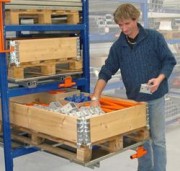 Picking sur palette extraite