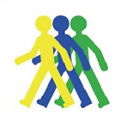 Adhésif de marquage au sol silhouette piéton