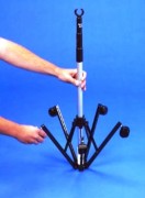 Pied à sérum pliable 5 branches