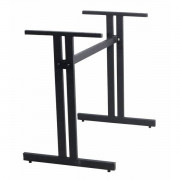 Pied de table en acier avec barre de renfort - 60 à 80 cm