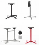 Pied de table extérieur rabatable