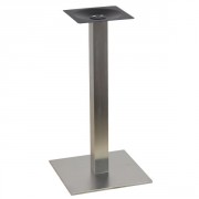 Pied de table haute en inox - Hauteur 87 cm