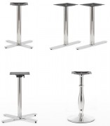 Pied de table restaurant en inox - Hauteur 72 ou 108 cm