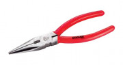 Pince demi-ronde à becs longs droits avec coupe en inox - Long. 160 à 200 mm - 6 à 8 pouces - Inox AISI 420