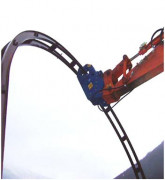 Pince pose cintres pour engin de chantier - 15 à 60 T - Rotation 270° - 6 mâchoires interchangeables