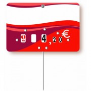 Pique prix boucherie et charcuterie - Paquet de 10 - 10.5 x 7 cm ou 12 x 8 cm