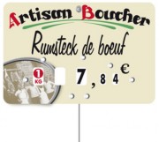 Pique prix pour boucherie charcuterie