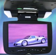 Plafonnier LCD 7" avec récepteur TV intégré, Tetris et menu en FRANCAIS