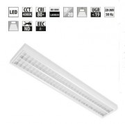 Plafonnier LED à grille anti éblouissement