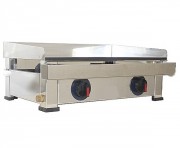 Plancha professionnelle en inox ou chrome dur