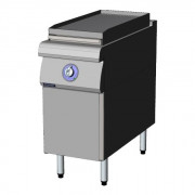 Plancha à gaz reconditionnée sur meuble - Zone de cuisson rainurée 735 x 354 mm - 8.3 kW