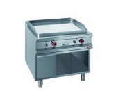 Plaque de cuisson chromée à gaz