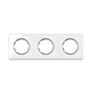 Plaque de finition horizontale en verre 