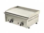 Plaque hamburger professionnelle 2 brûleur