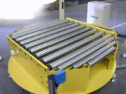 Plateau à rouleaux pour banderoleuse