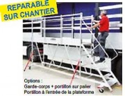 Plateforme de chargement et déchargement camion