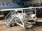 Plateforme de maintenance train d'atterrissage