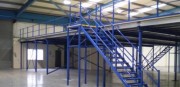 Plateforme mezzanine industrielle sur mesure