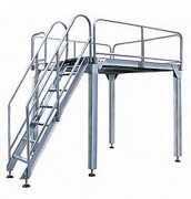 Plateforme pour peseuse associative