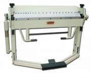 Plieuse de tôle manuelle 1m avec bridage pied - Epaisseur 2.5 mm