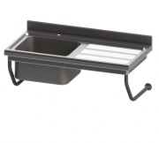 Plonge inox suspendue ou semi-suspendue