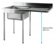 Plonge pour lave-vaisselle