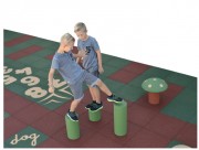Plots en caoutchouc pour aire de jeux