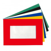 Pochette adhésive pour sol avec insert - 210x148 mm