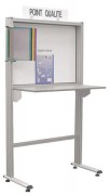 Table de contrôle qualité - Dim. L620 à 1260 x l500 à 2000 mm