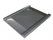 Pont bascule en tôle gaufrée à 2 rampes - Portée de 600 à 1500 kg - Lecture de 200 à 500 g - Surface de pesée L1000 à 1800 x l1000 ou 1200 mm