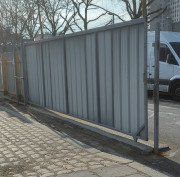 Portail coulissant de chantier grand passage