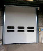 Porte à enroulement rapide et auto-réparable