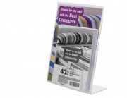 Porte affiche avec poche