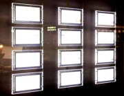 Porte affiche led 3 colonnes