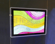 Porte affiche LED à affichage Recto et Verso