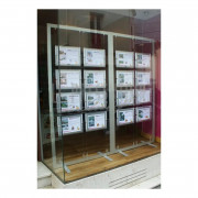 Porte affiche led sur cadre auto portant