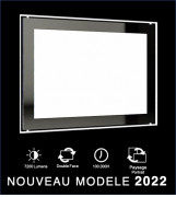 Porte affiche led vitrine 7200 lux