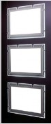 Porte affiche lumineux pour vitrine - Formats : 2 x A3, 2 x A4, 3 x A3, 3 x A4, 4 x A3, 4 x A4