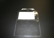Porte badge souple avec double pochette