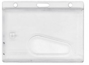 Porte-badge transparent pour cartes
