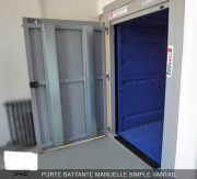 Porte battante manuelle simple ou double vantaux