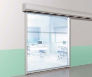 Porte coulissante double vitrage