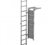 Porte de condamnation avec opercule - Aluminium - Hauteur 1800 mm