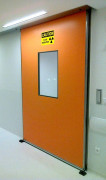 Porte de service anti rayons X coulissante