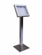 Porte menu sur pied inox