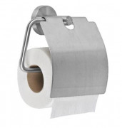 Porte-papier avec couvercle en inox