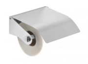 Porte-papier avec couvercle inox