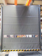 Porte souple rapide 1 vantail (enroulable ou empilable)