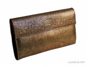 Portefeuille femme en cuir de vachette - 2 compartiments : pour billets et pour la monnaie - Ensemble de rangements pour  cartes