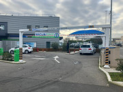 Portique parking fixe sur platines